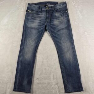 Diesel Thavar Jeans Men's 32x30 Blue Denim Slim Skinny Casual Comfort Street